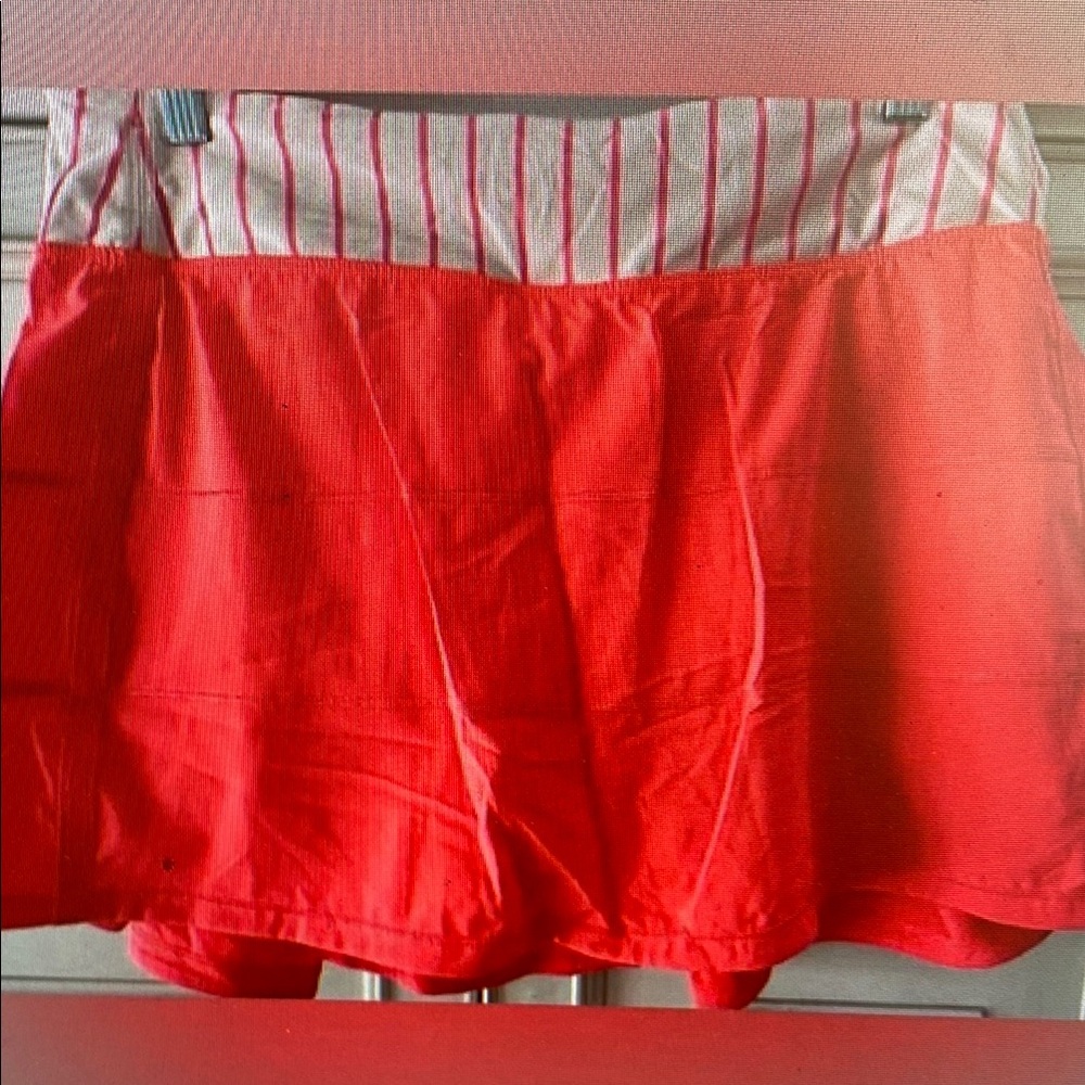 PRELOVED SZ 10 Tall Lululemon Athletica Pink and Tan Skirt